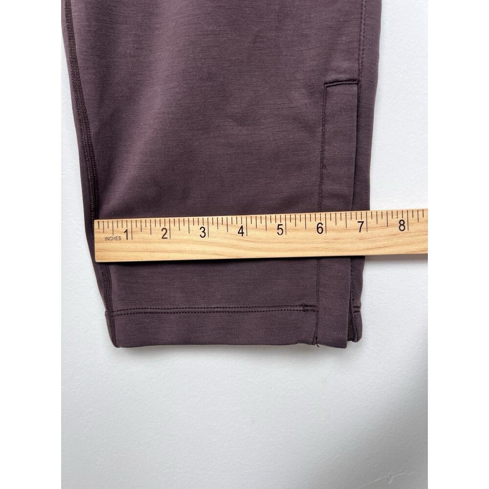 Women’s BYLT Basics Split Hem Joggers‎ Size Small Maroon Red Sweatpants - Picture 10 of 11